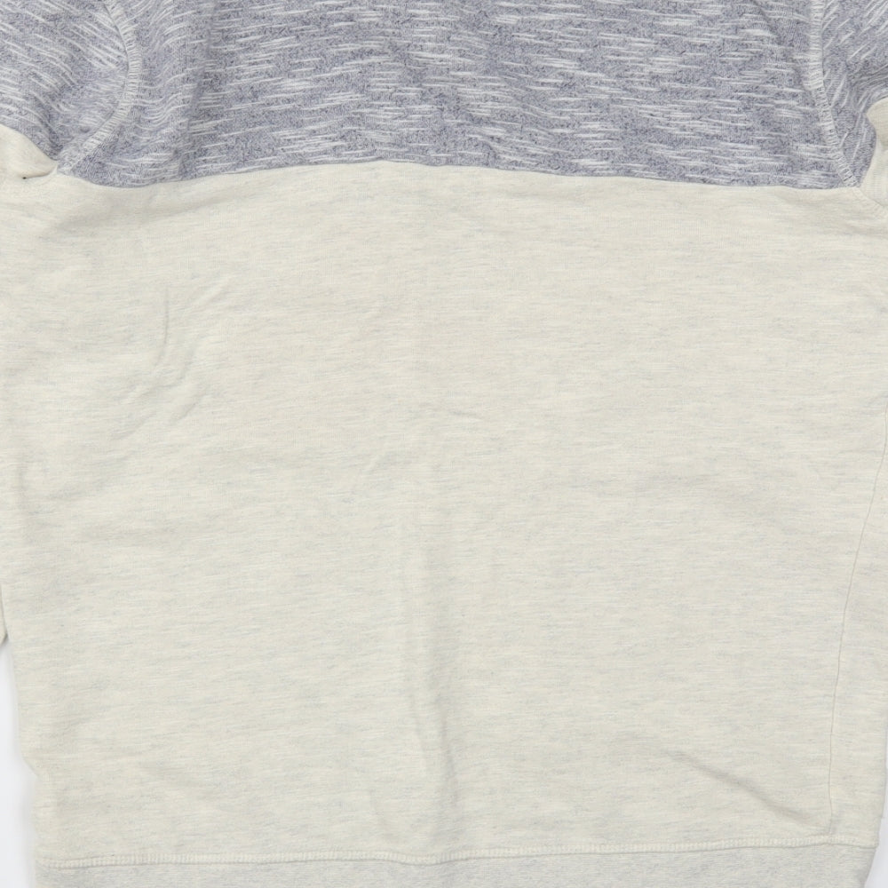 MANNY STATE Mens Ivory Pullover Sweatshirt Size XL