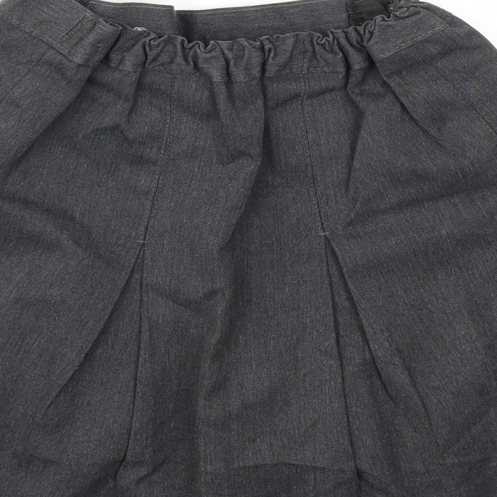 M&S Girls Grey Flare Skirt Size 9 Years