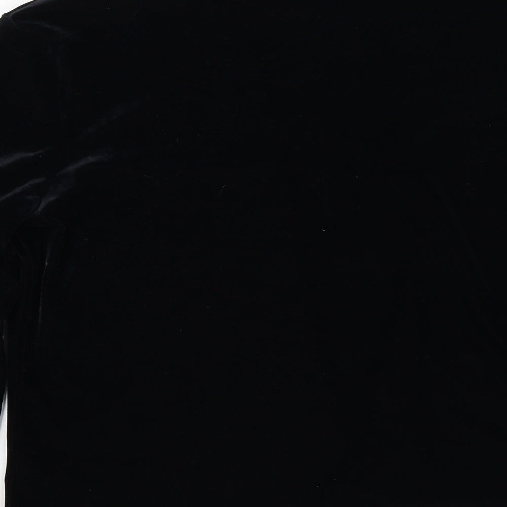 M&S Womens Black Cape Jumper Size 14