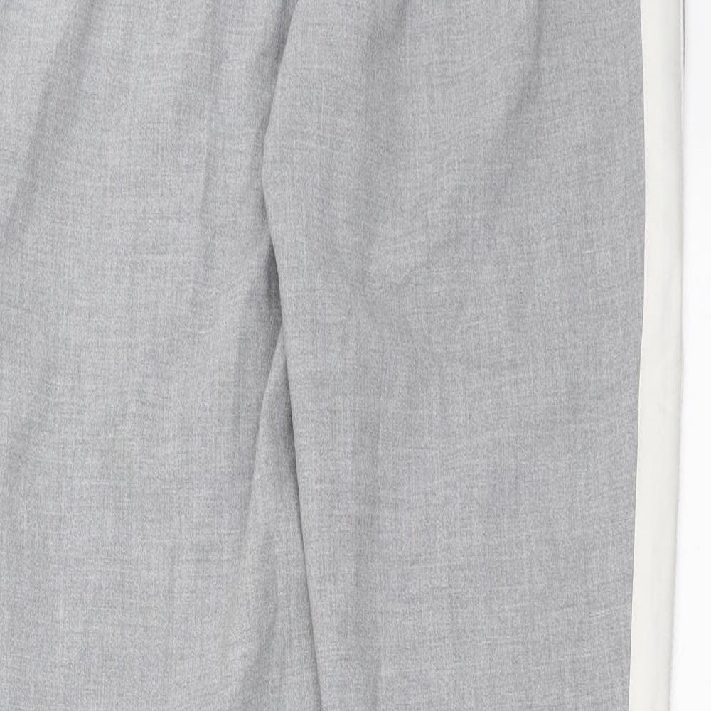 Boohoo man Mens Grey Trousers Size 28 in L27 in