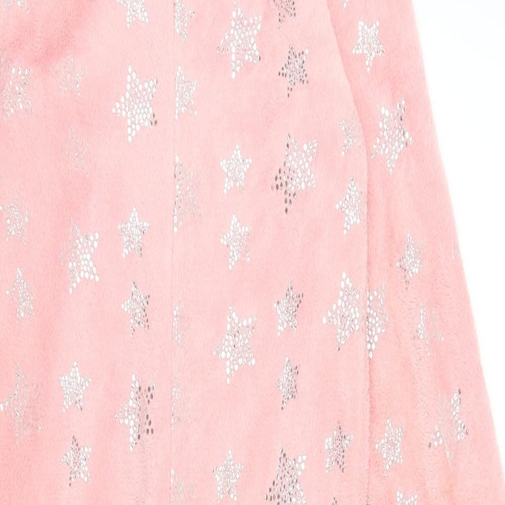 Hullabaloo Girls Pink Solid Cami One Piece Size 7-8 Years - stars