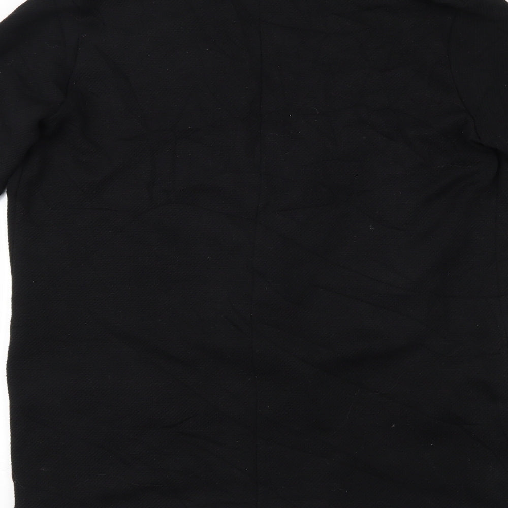 River Island Womens Black Cape Jumper Size 10
