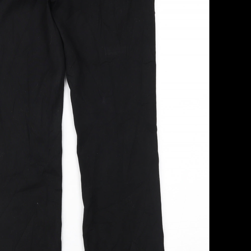 NEXT Womens Black Trousers Size 12 L28 in