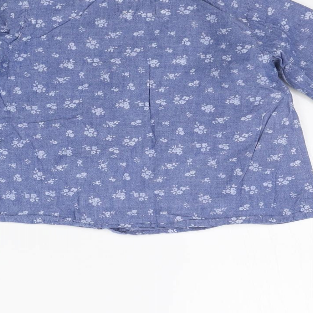 Young Dimension Boys Blue Floral A-Line Size 18-24 Months