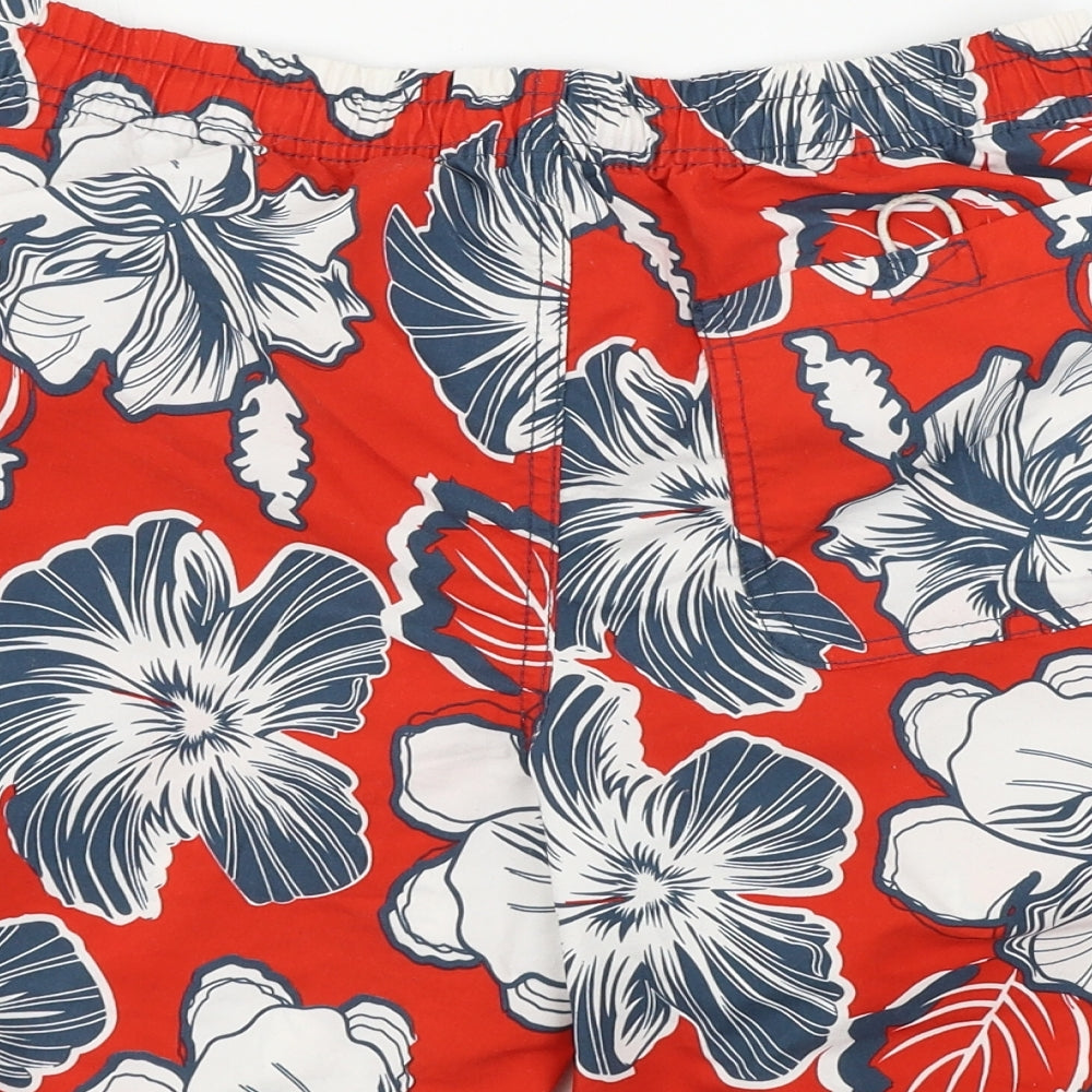 SACTIVE Boys Red Floral Bermuda Shorts Size XS