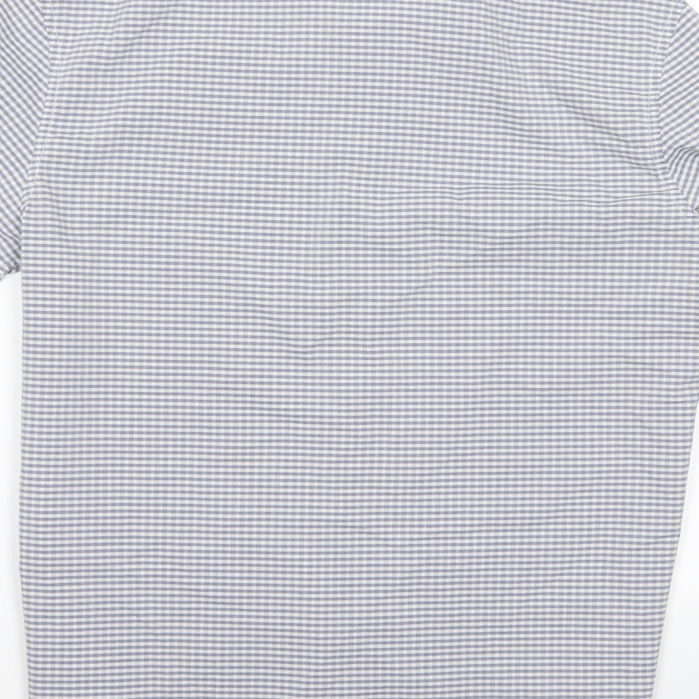 Kenneth Cole Mens Multicoloured Check Button-Up - Reaction Kenneth Cole Slimfit Shirt