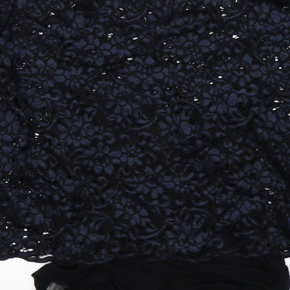Marks & Spencer Womens Blue Floral Basic Blouse Size 12