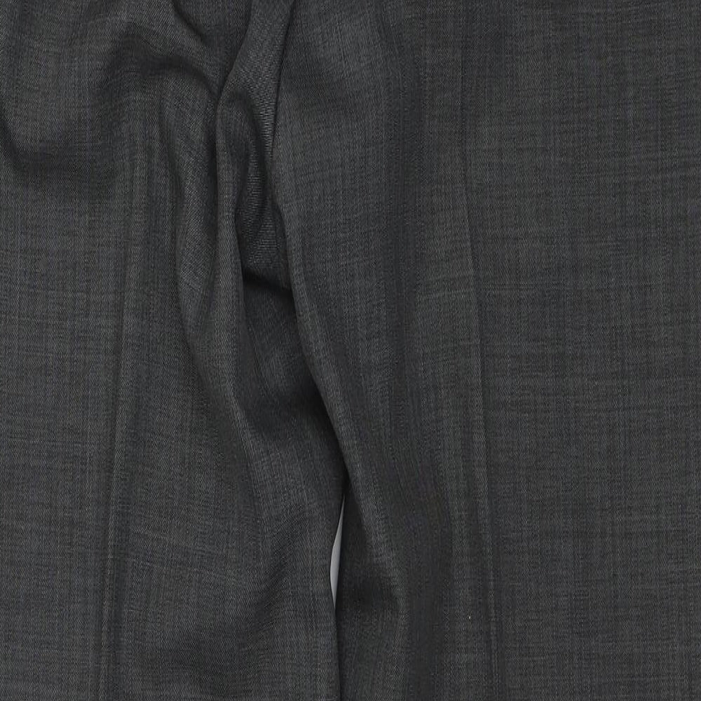 George Mens Black Dress Pants Trousers Size 32 in L28 in