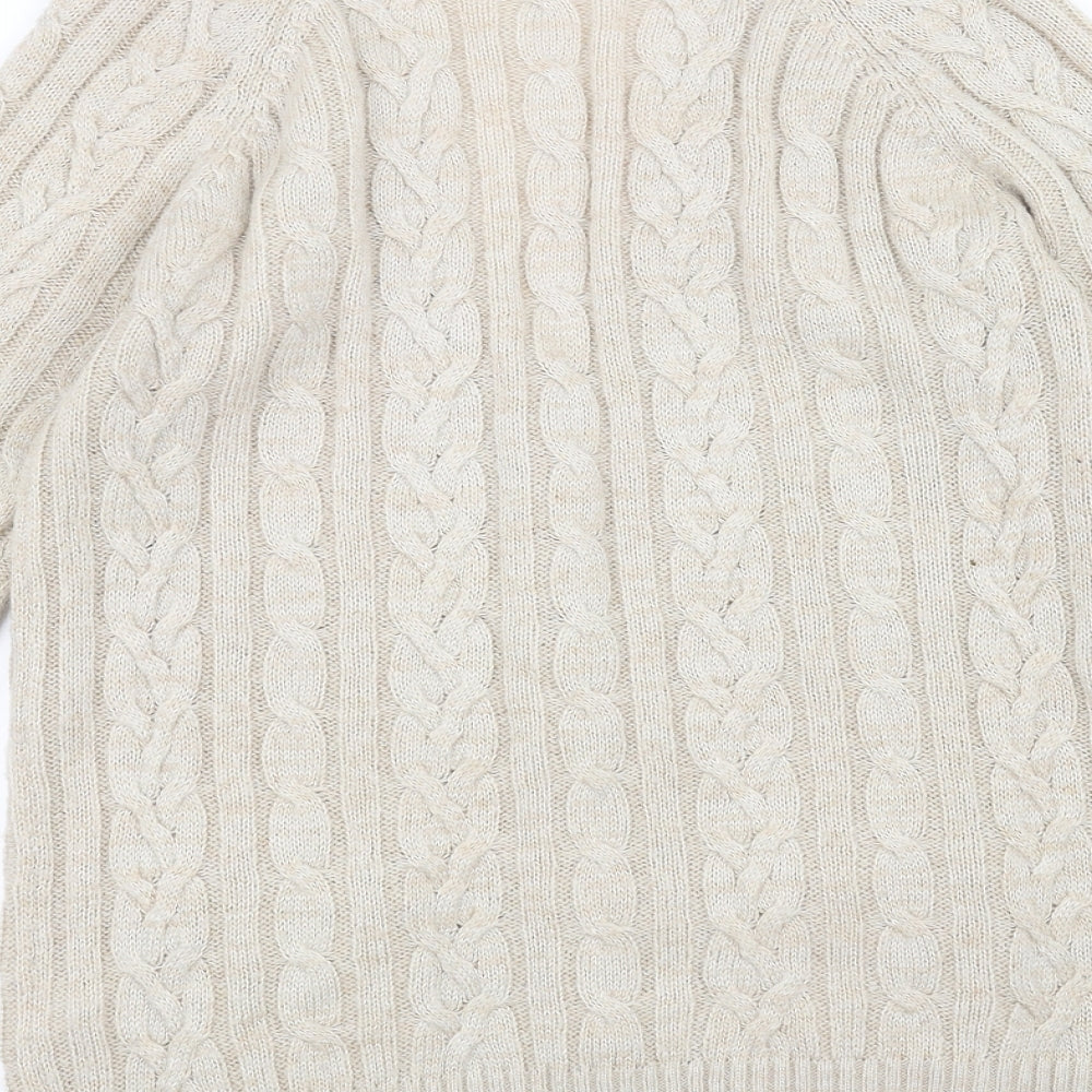 Marks and Spencer Womens Beige Jacket Coatigan Size 8