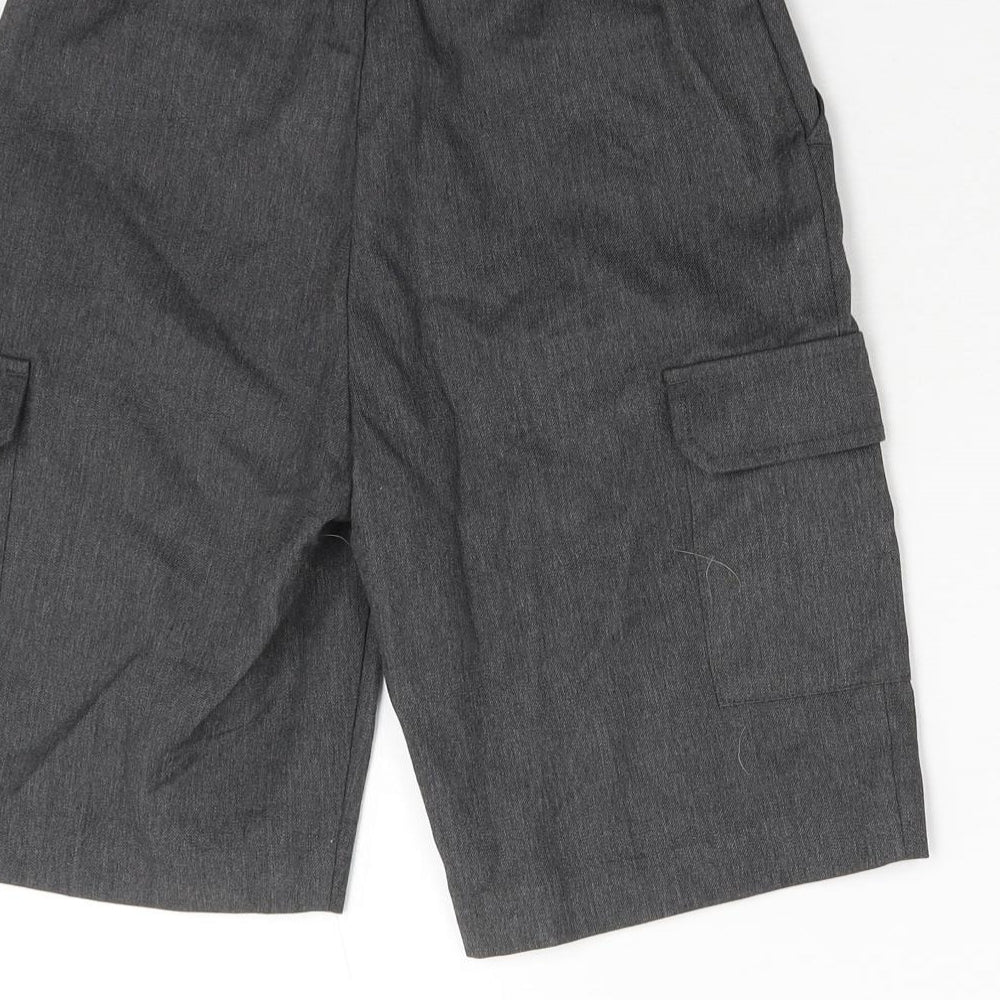 Matalan School Wear Boys Grey Cargo Shorts Size 10 Years - School