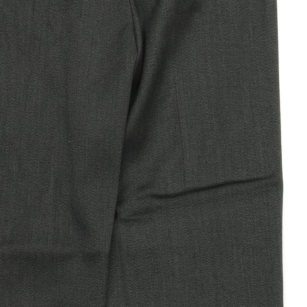 red o'donnell Womens Black Trousers Size 12 L26 in