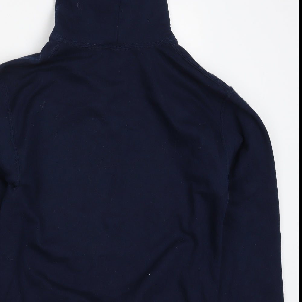 Gildan Mens Blue Pullover Hoodie Size S - American Football