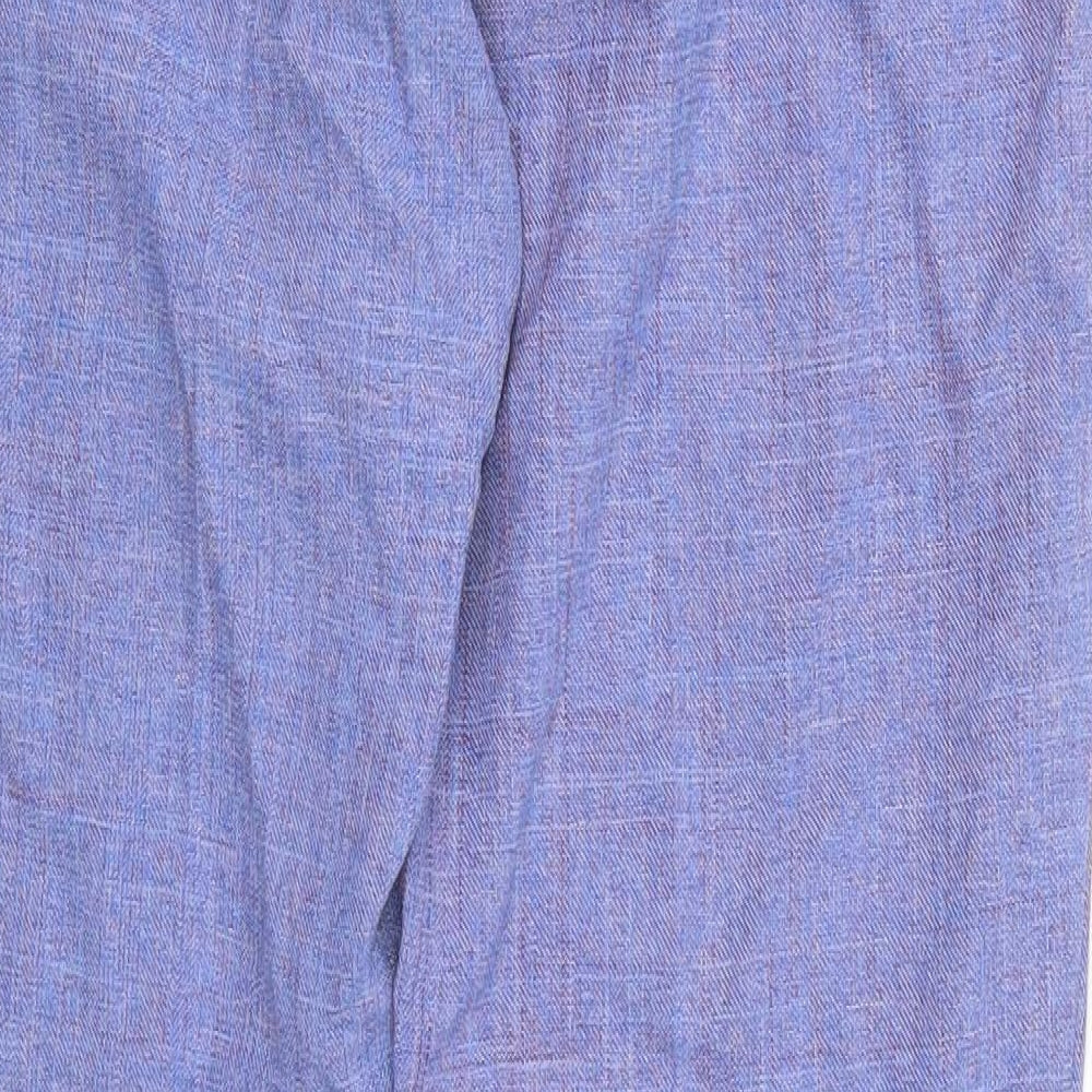 Look Womens Purple Bloomer Trousers Size 12 L30 in