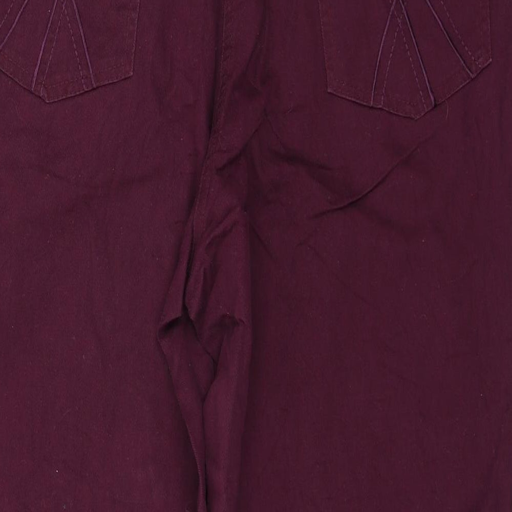 Preworn Womens Purple Denim Straight Jeans Size 20 L27 in