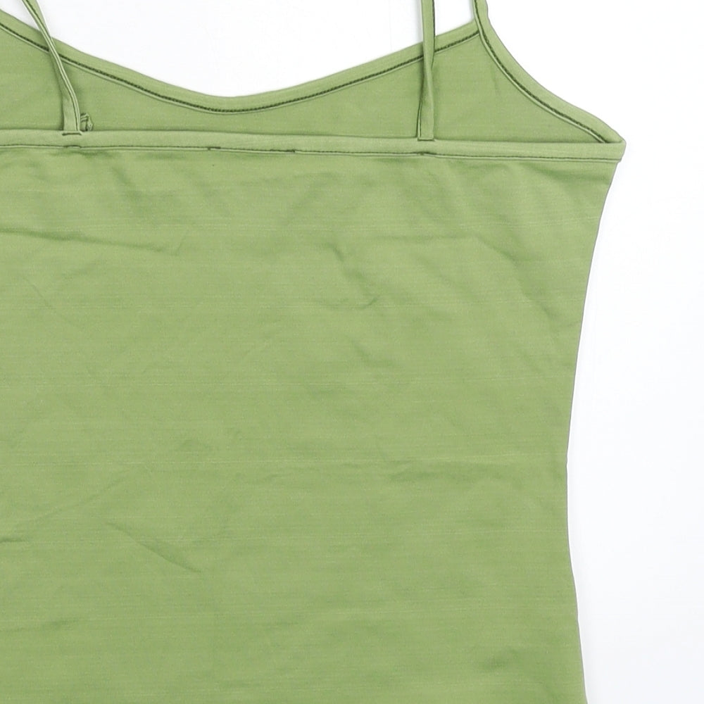 Promod Womens Green Basic Tank Size L