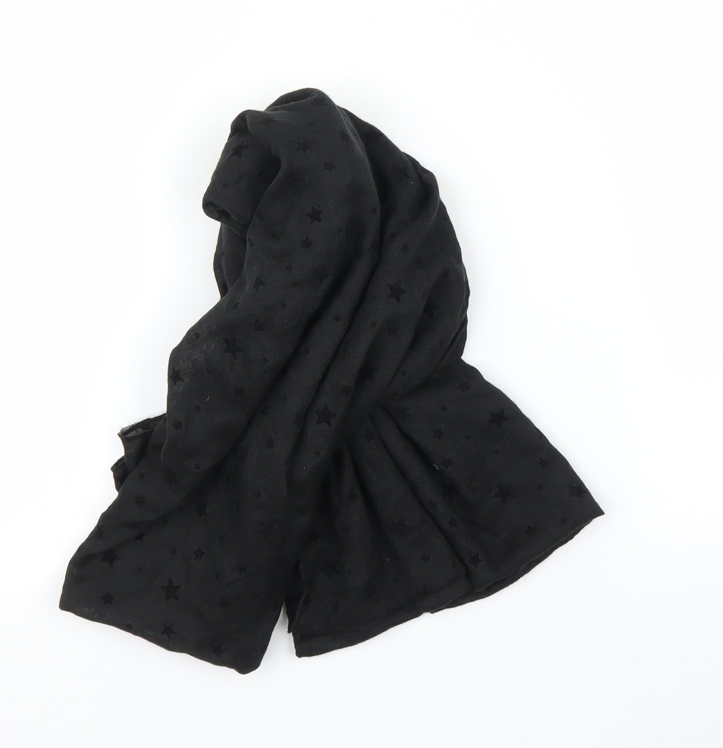 Preworn Unisex Black Shawl/Wrap - Infinity