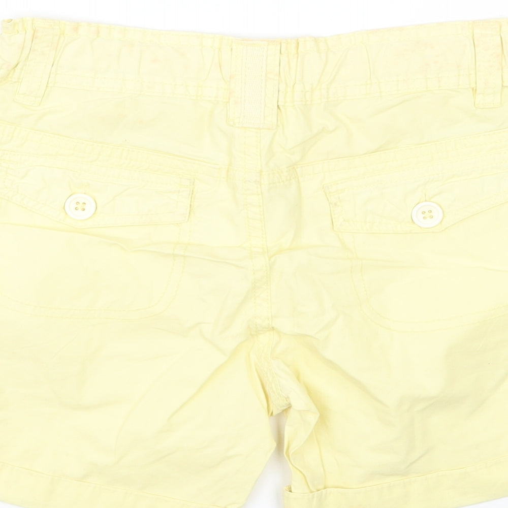 Preworn Womens Yellow Bermuda Shorts Size 8