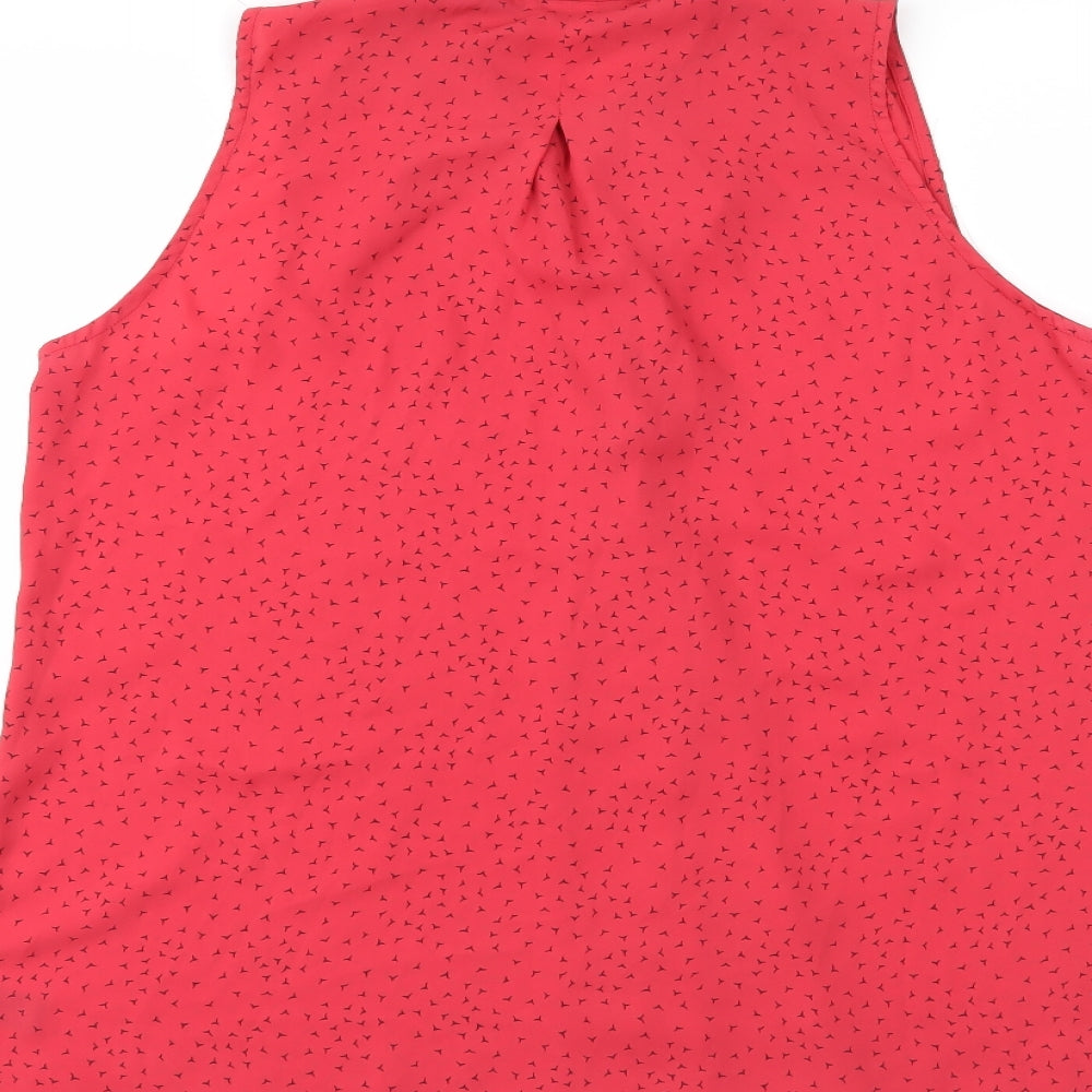 George Womens Pink Basic Blouse Size 14