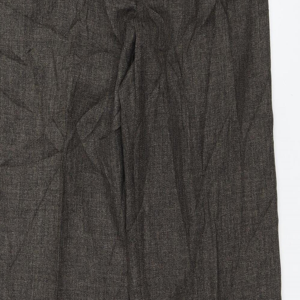 BM Collection Womens Brown Dress Pants Trousers Size 12 L28 in