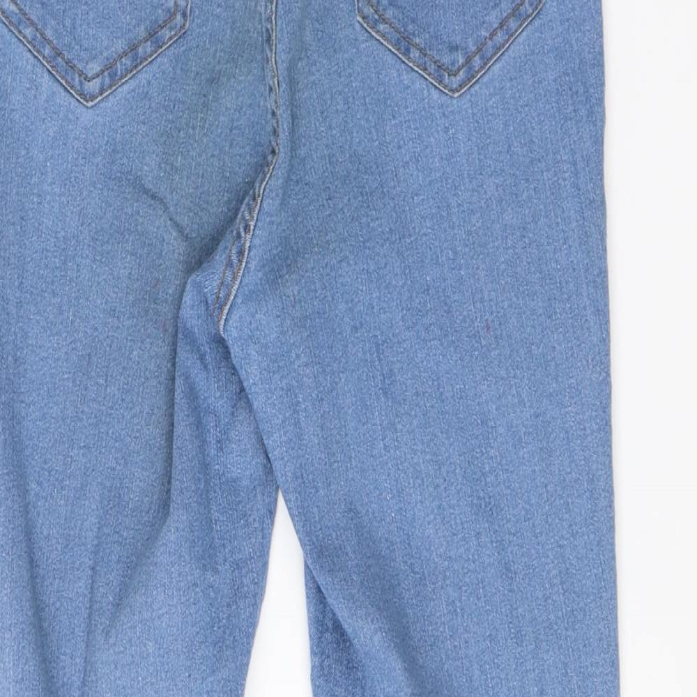Pretty Little Thing Womens Blue Denim Skinny Jeans Size 10 L26 in