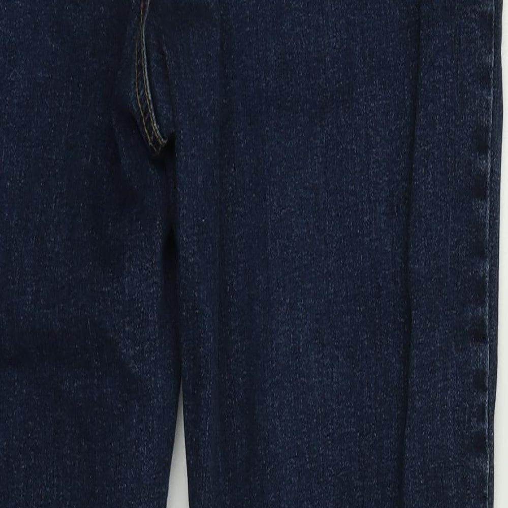 Evans Womens Blue Skinny Jeans Size 14 L25.5 in