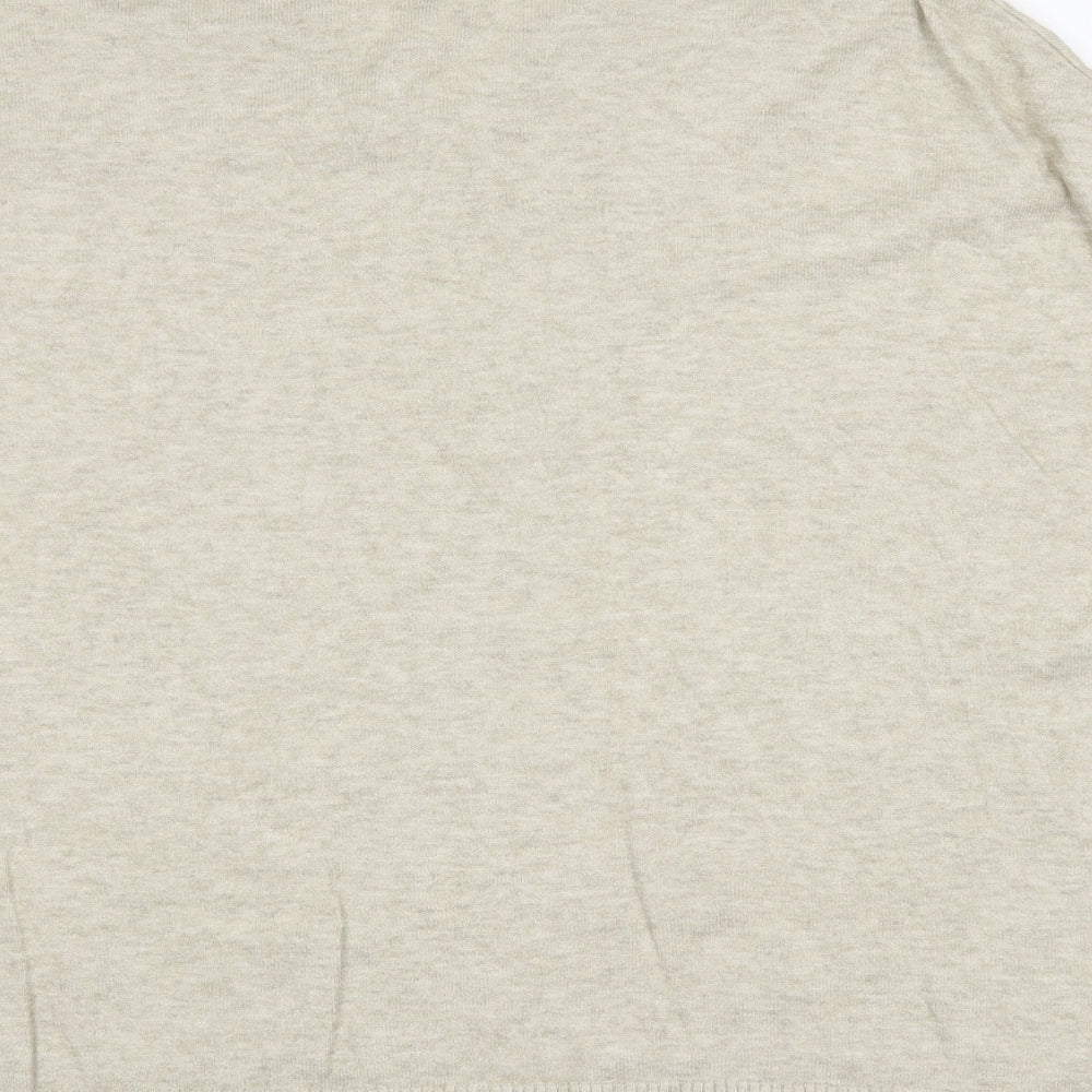 NEXT Womens Beige Wrap Jumper Size 8