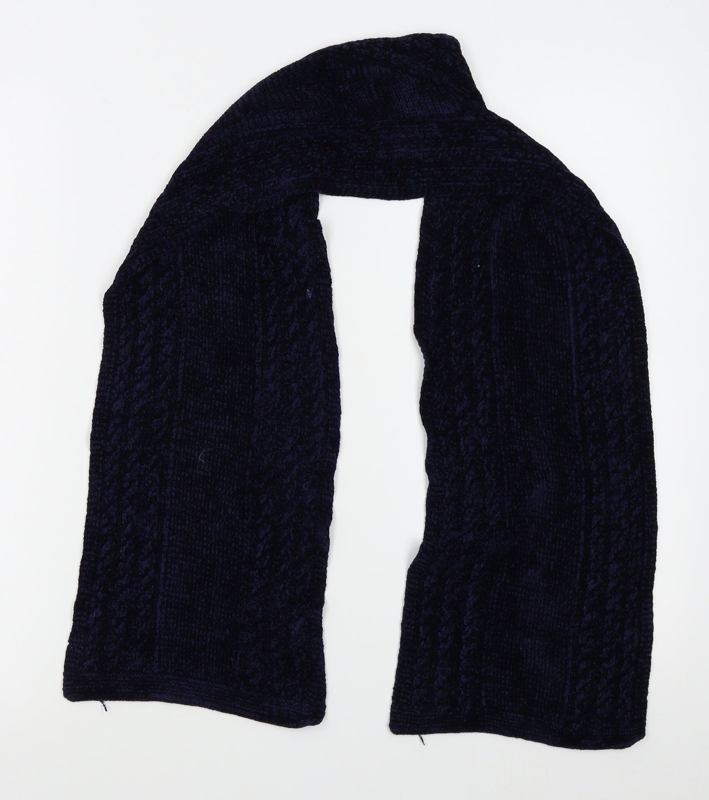 Preworn Womens Blue Scarf