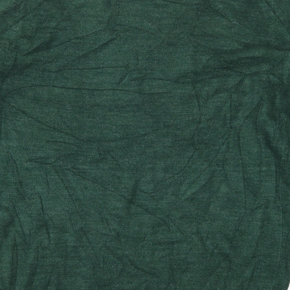 Cedar Wood State Mens Green Knit Pullover Jumper Size M