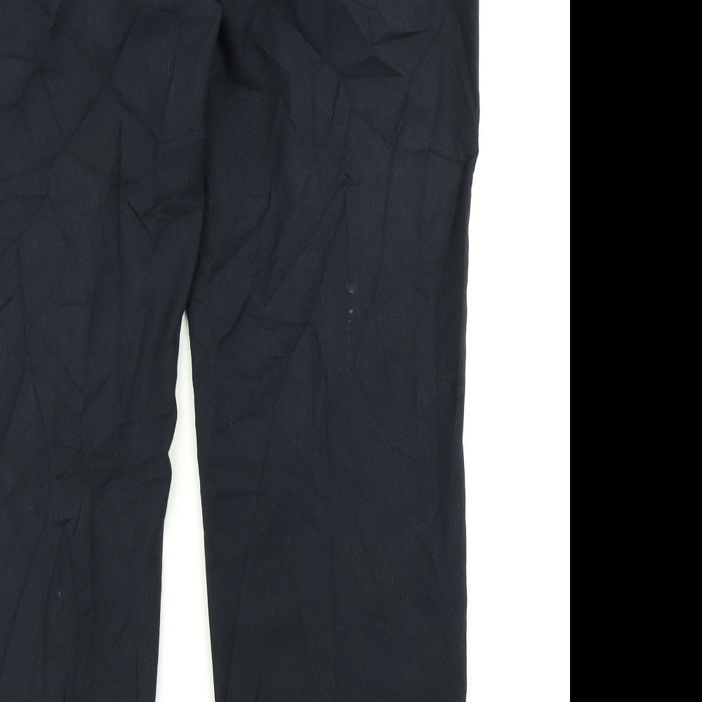 M&S Collection Womens Blue Dress Pants Trousers Size 14 L26 in