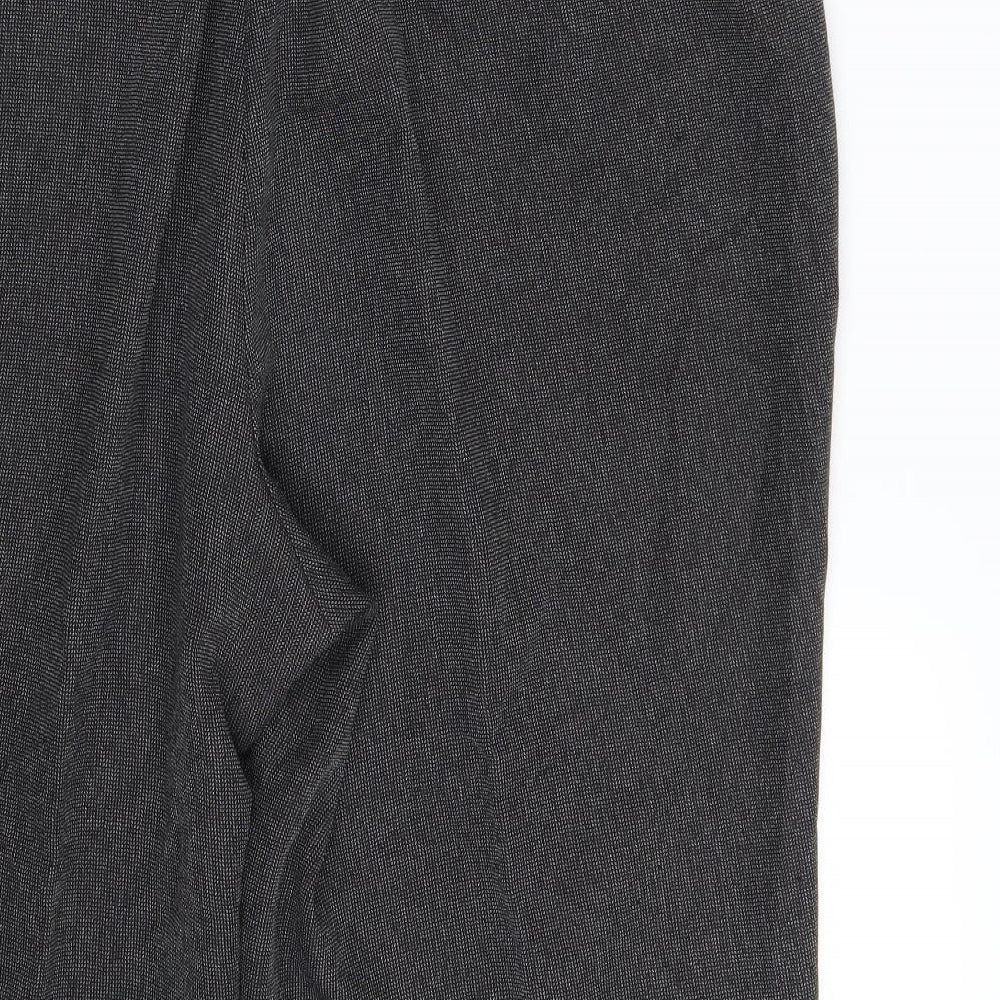 BM Collection Womens Grey Capri Trousers Size 20 L24 in
