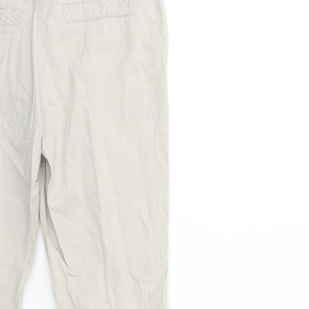 Dorothy Perkins Womens Grey Cargo Trousers Size 8 L24 in