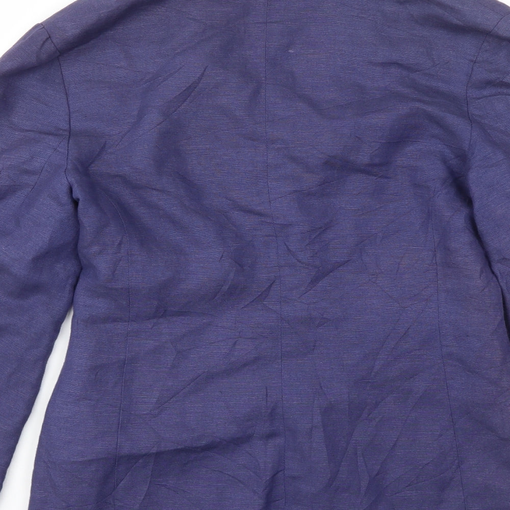 JELLY Womens Blue Jacket Blazer Size 10