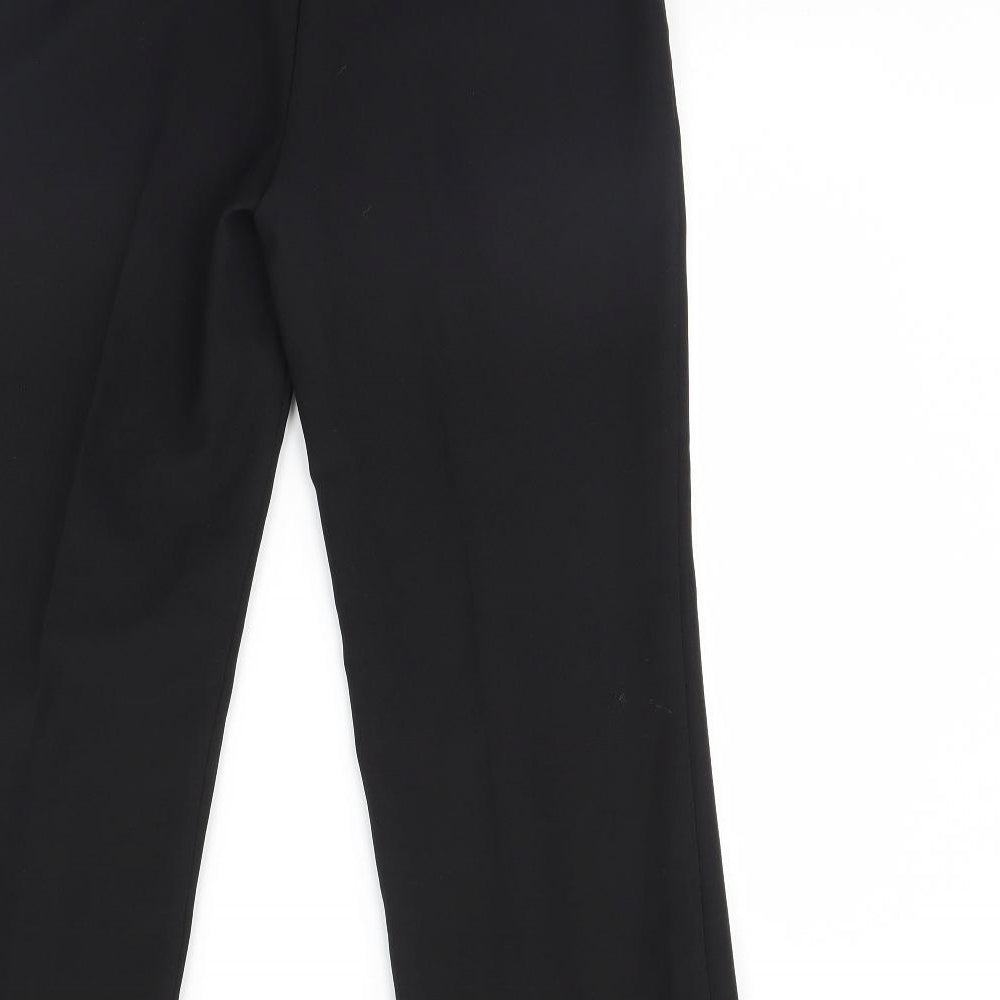 Peacocks Womens Black Dress Pants Trousers Size 10 L30 in
