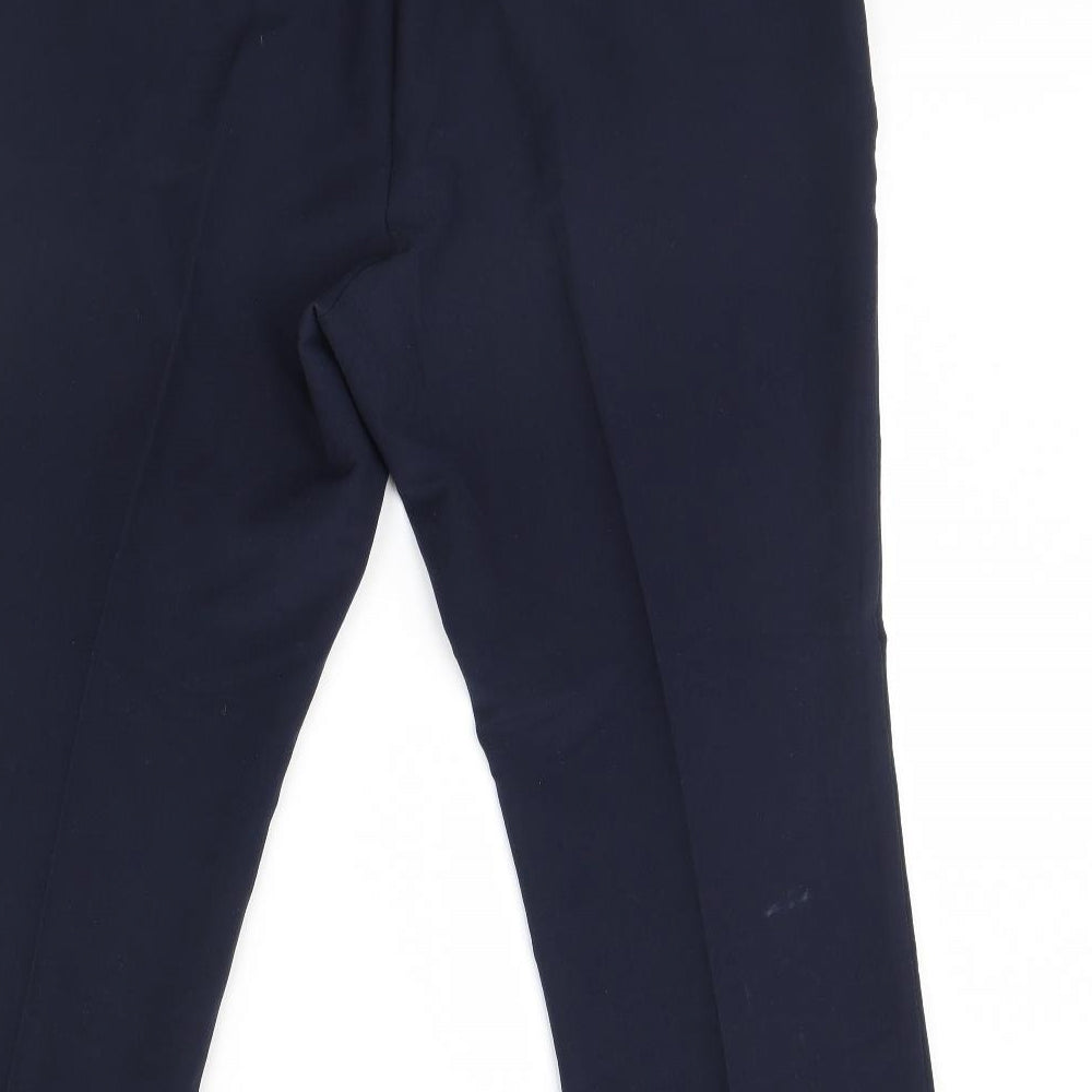 BM Womens Blue Dress Pants Trousers Size 18 L29 in