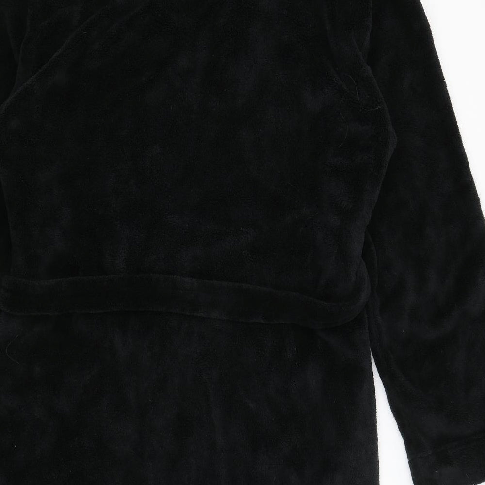 Cedar Wood State Mens Black Solid Gown Size S