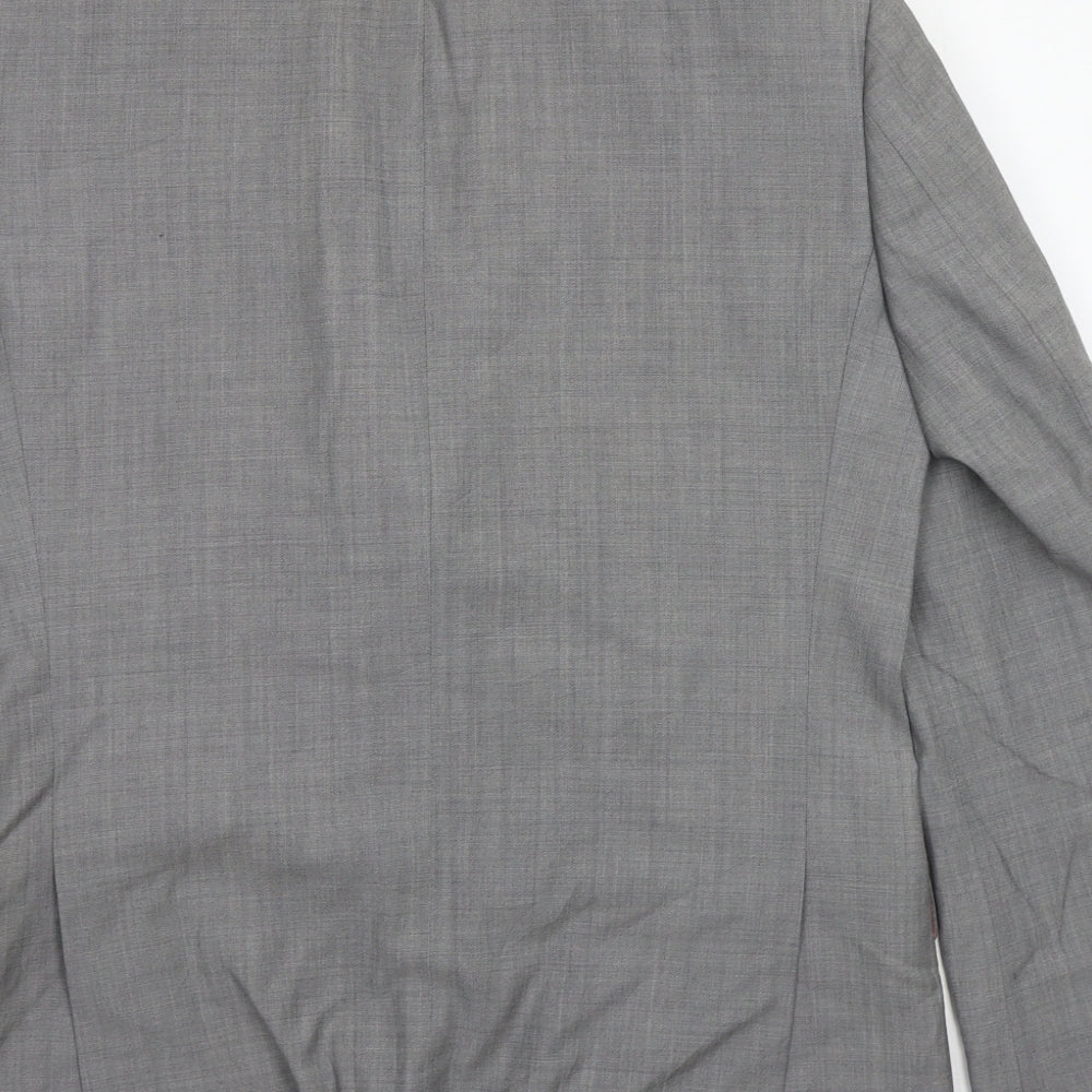 T.M.Lewin Mens Grey Jacket Blazer Size 40