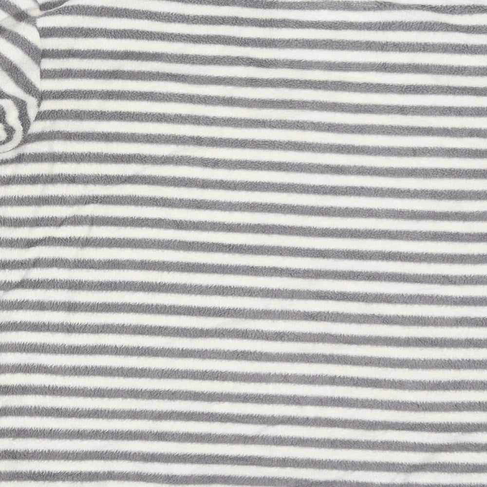 M&S Womens Grey Striped Pullover Jumper Size 6 - Bear