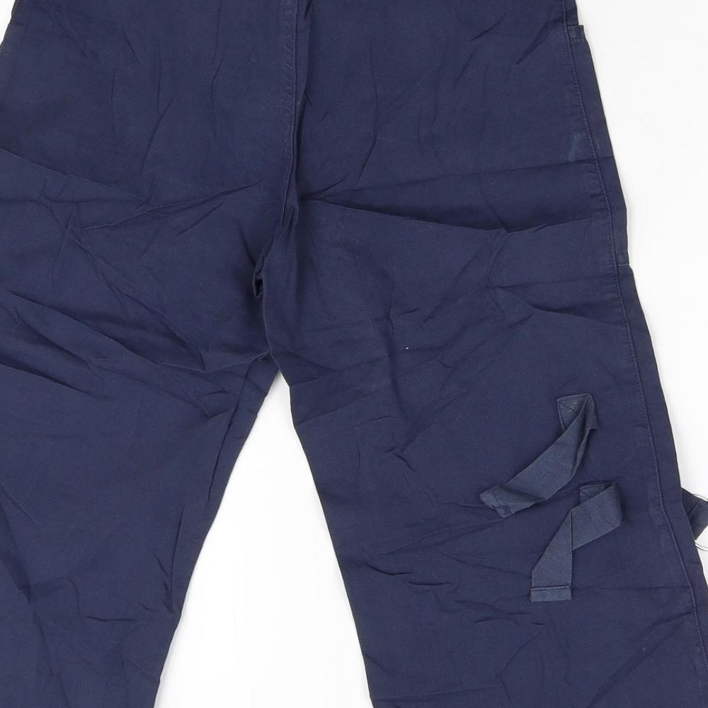 United Colors of Benetton Boys Blue Cargo Shorts Size L