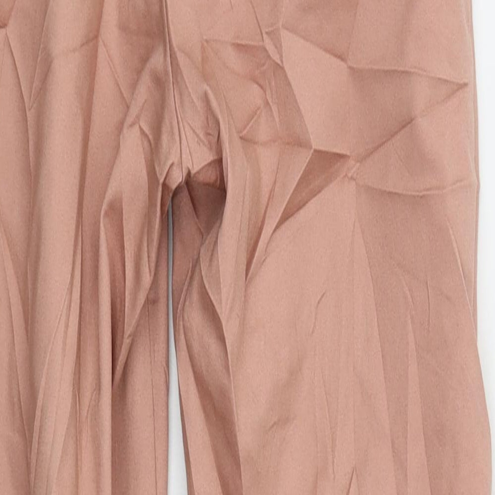 H&M Womens Pink Trousers Size 4 L24 in