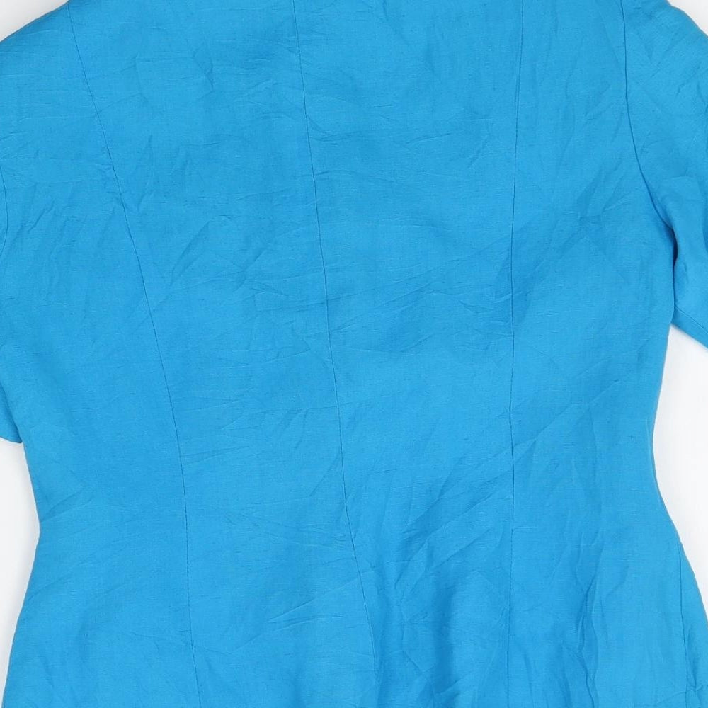 Wallis Womens Blue Jacket Blazer Size 10