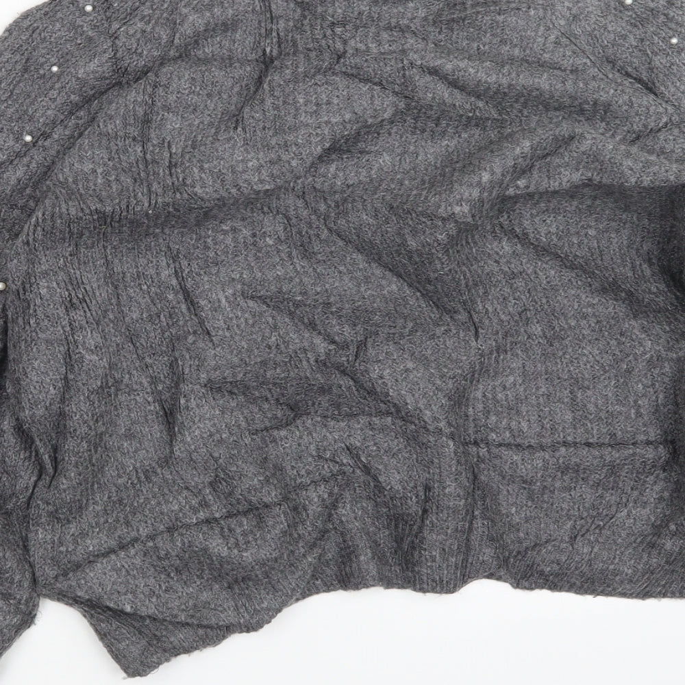 Marks and Spencer Womens Grey Knit Pullover Jumper Size M