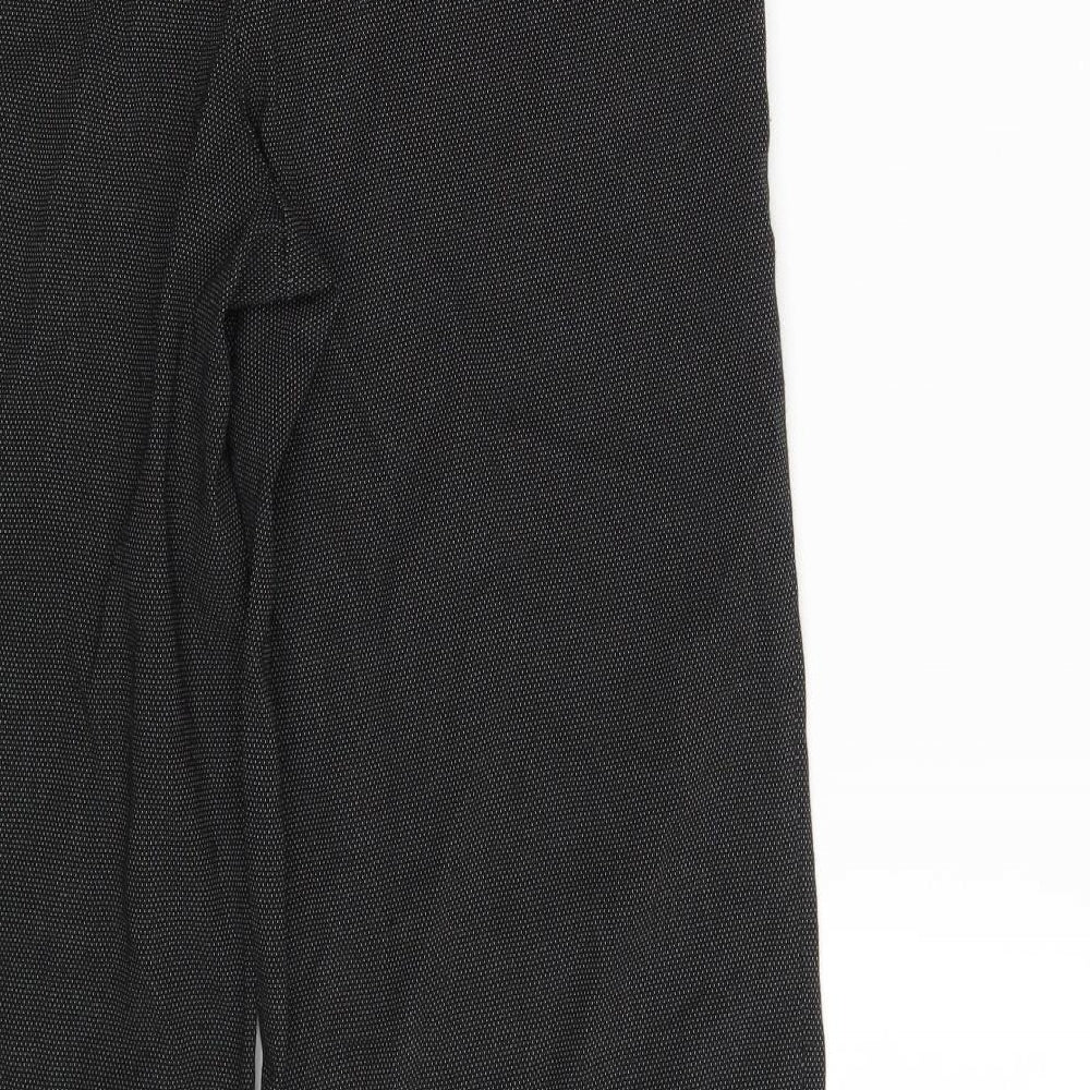 NEXT Womens Black Polka Dot Dress Pants Trousers Size 12 L29 in