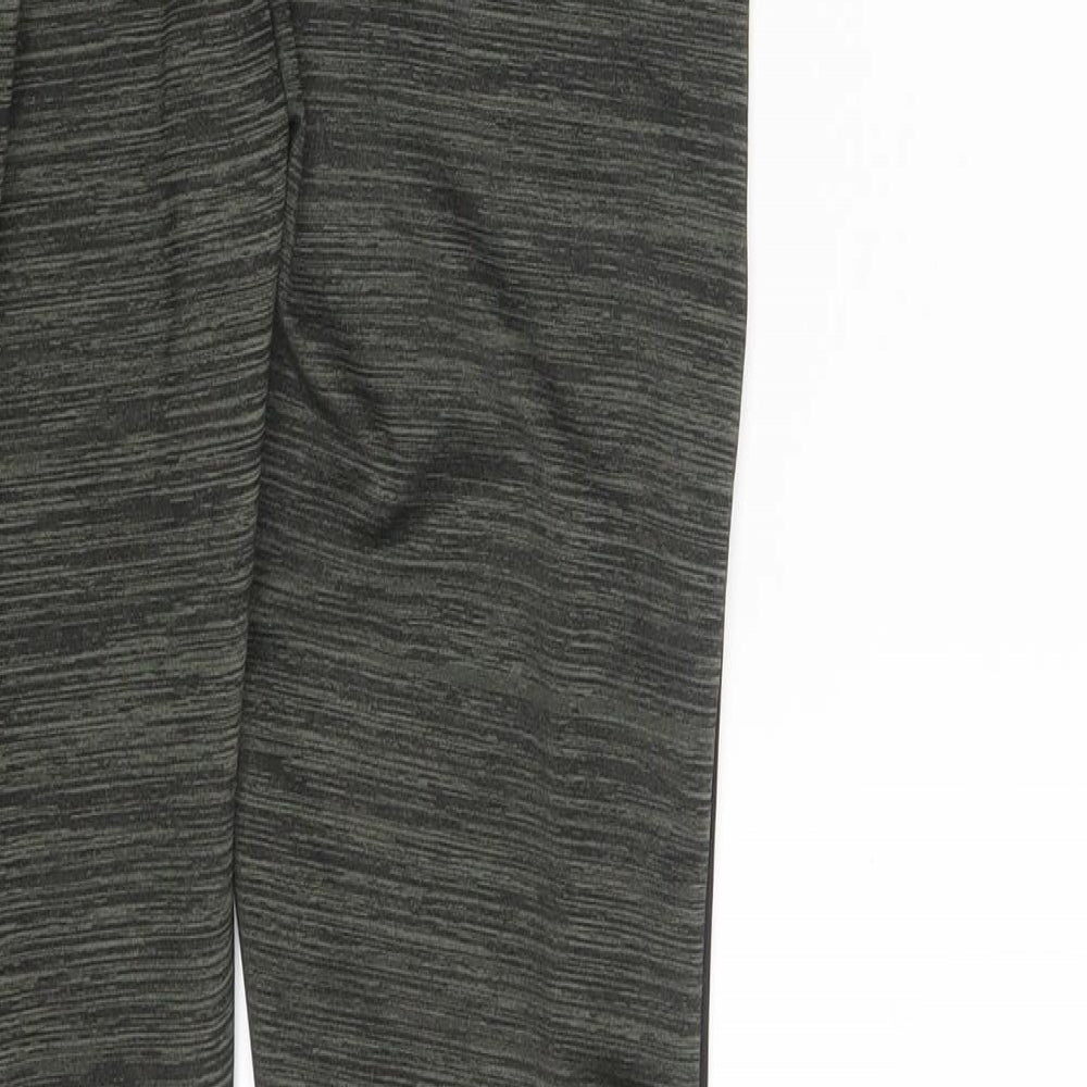 Fashoen Womens Green Striped Jegging Leggings Size 8 L28 in