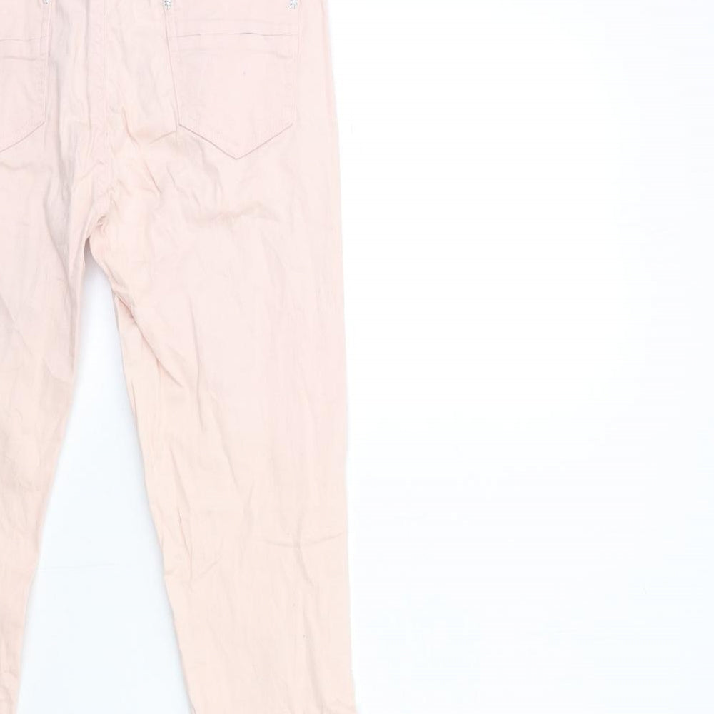 PRICE Womens Pink Denim Skinny Jeans Size XL L27 in