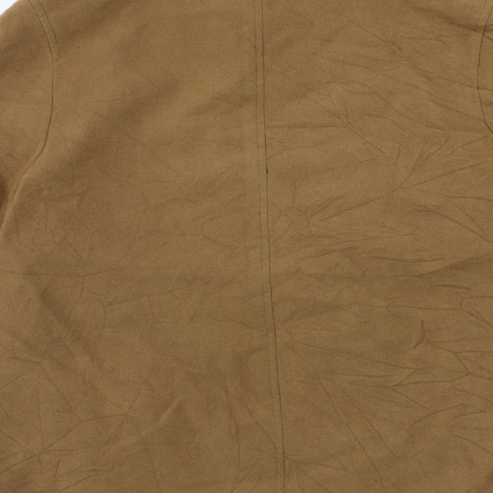 Kirsten Womens Brown Overcoat Coat Size 16