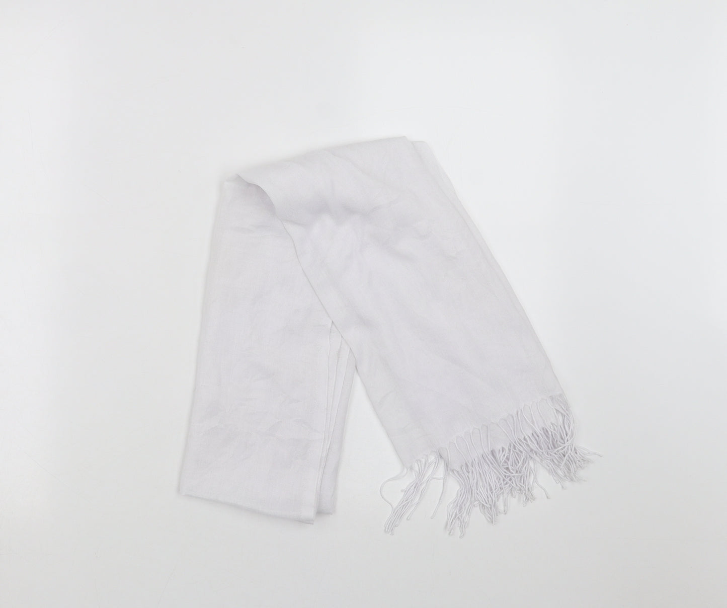 madame polo Womens White Scarf