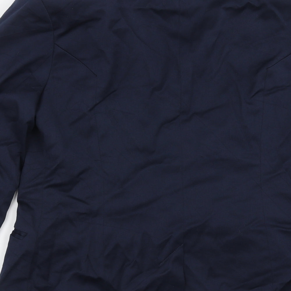 River Island Womens Blue Jacket Suit Jacket Size 10