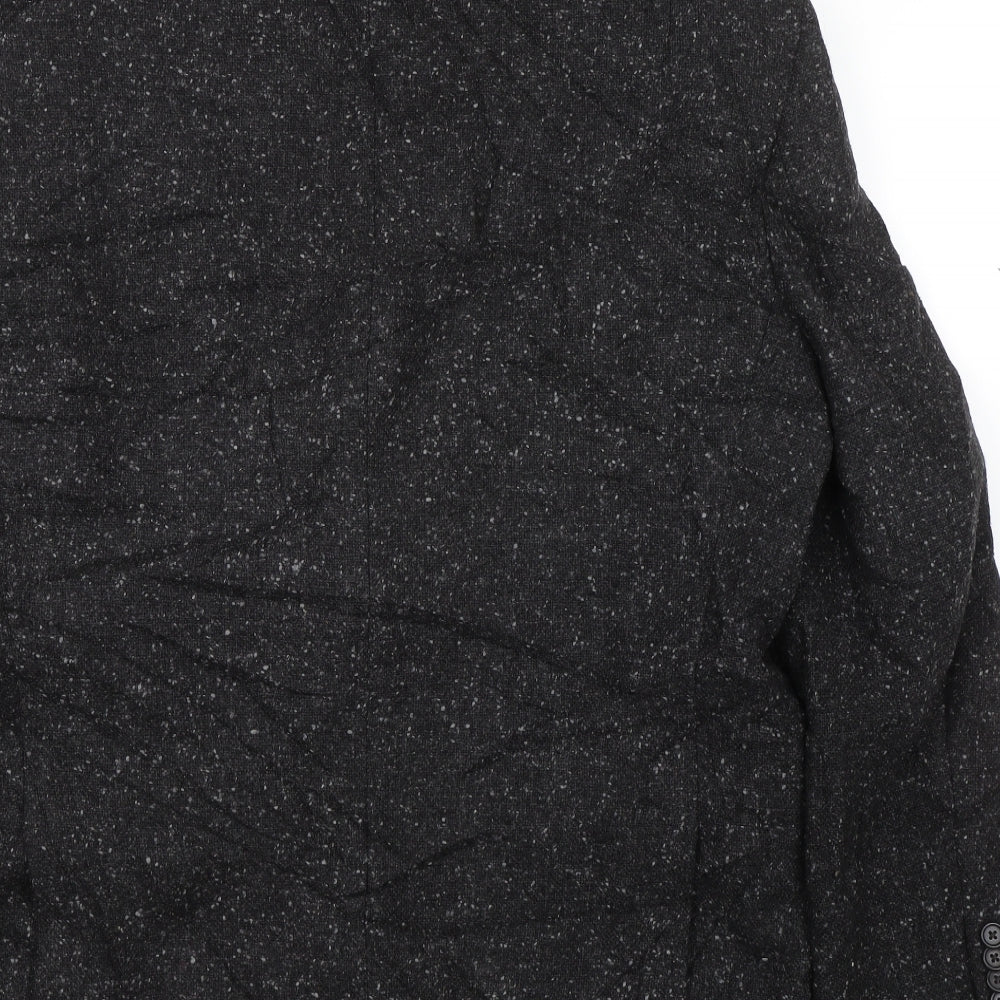 Sam Reme Mens Black Jacket Coat Size L