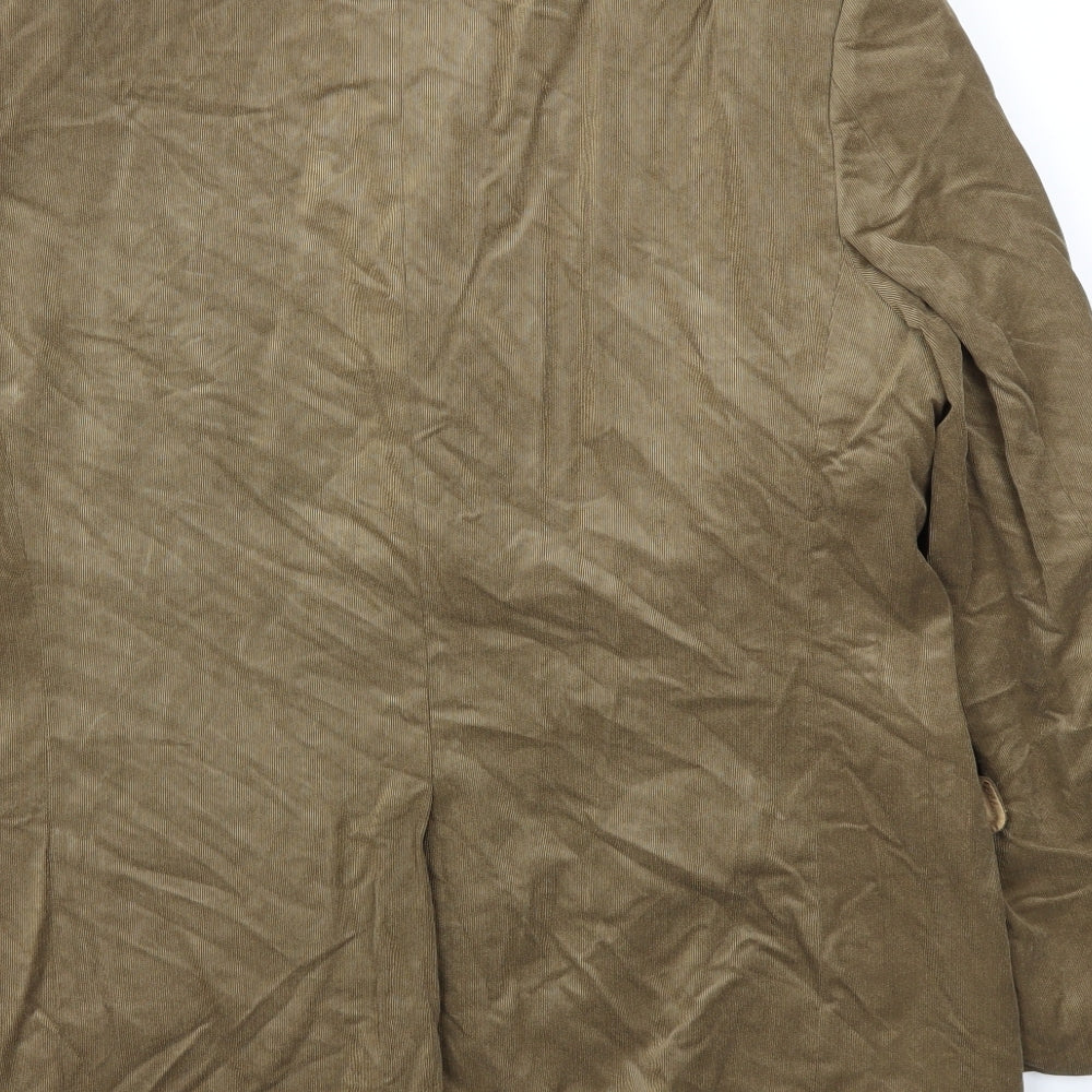 M&S Mens Brown Jacket Blazer Size 42