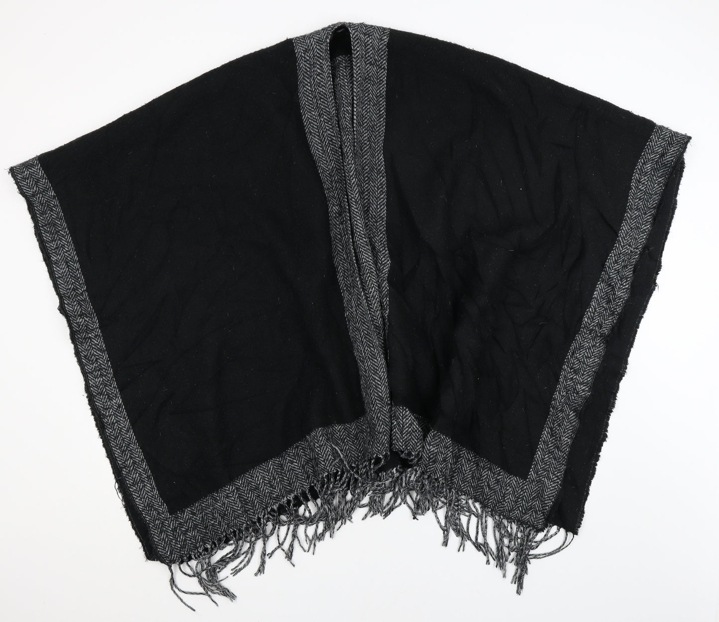 Preworn Womens Black Shawl/Wrap